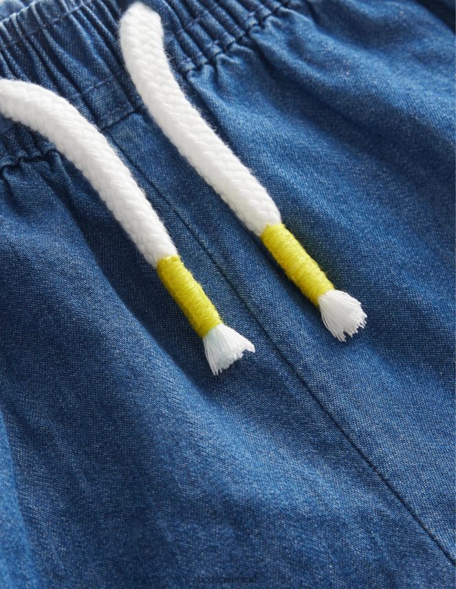 Mid Chambray Clothing Woven Shorts Boden Girls L466L63285