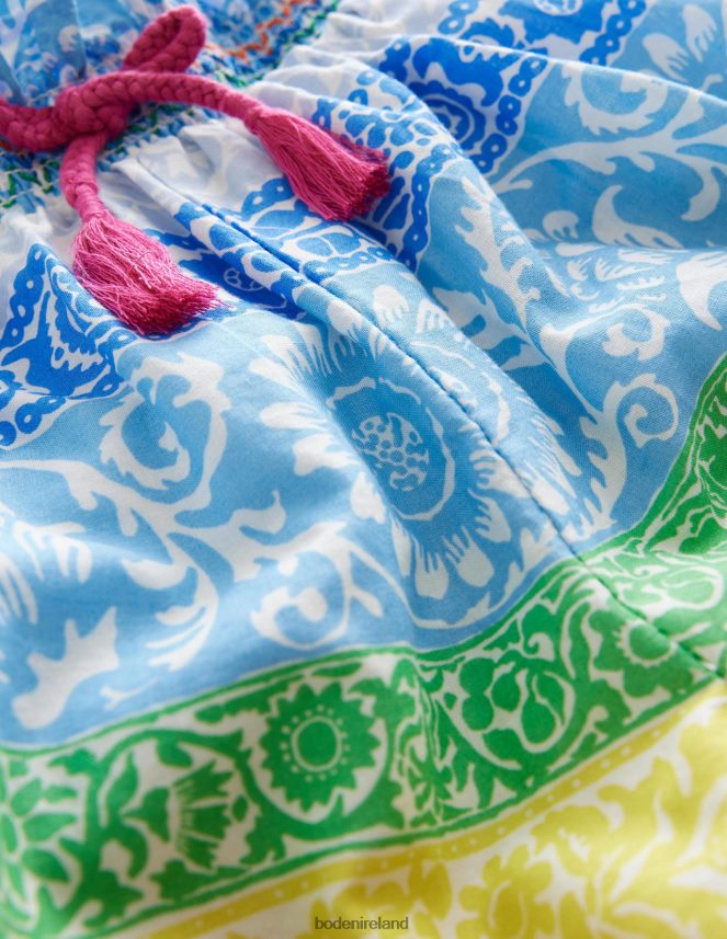 Multi Wallpaper Stripe Clothing Printed Culottes Boden Girls L466L63219