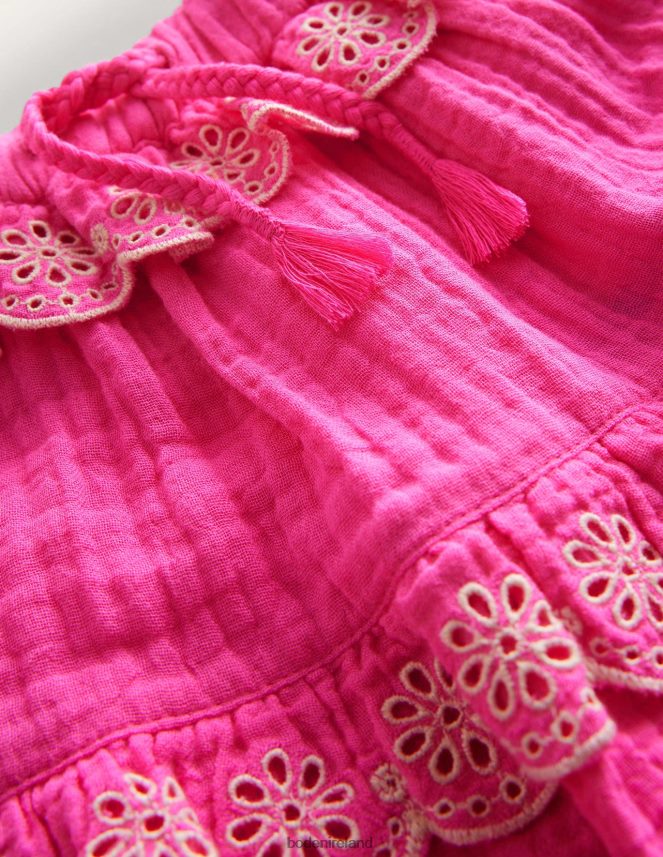 Festival Pink Clothing Double Cloth Scallop Skirt Boden Girls L466L62618