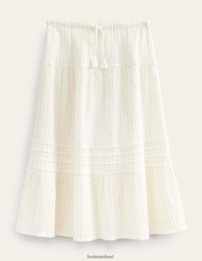Ivory Clothing Metallic Maxi Skirt Boden Girls L466L62663