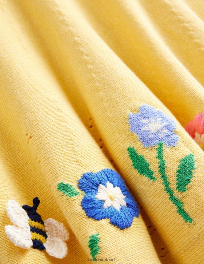 Soft Lemon Clothing Embroidered Knitted Skirt Boden Girls L466L62701