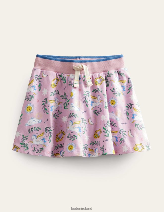 Winsome Orchid/Metallic Clothing Jersey Skort Boden Girls L466L6778