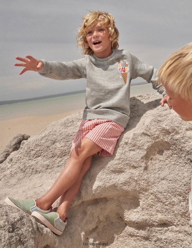 Grey Ice Cream Clothing Graphic Sweatshirt Boden Girls L466L62968