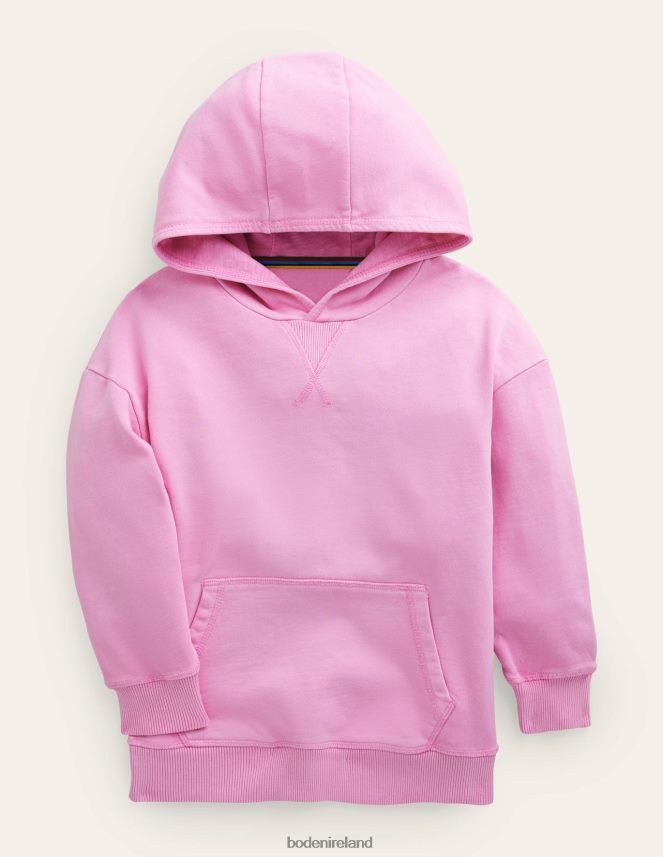 Lilac Chiffon Clothing Garment Dye Hoodie Boden Girls L466L63036