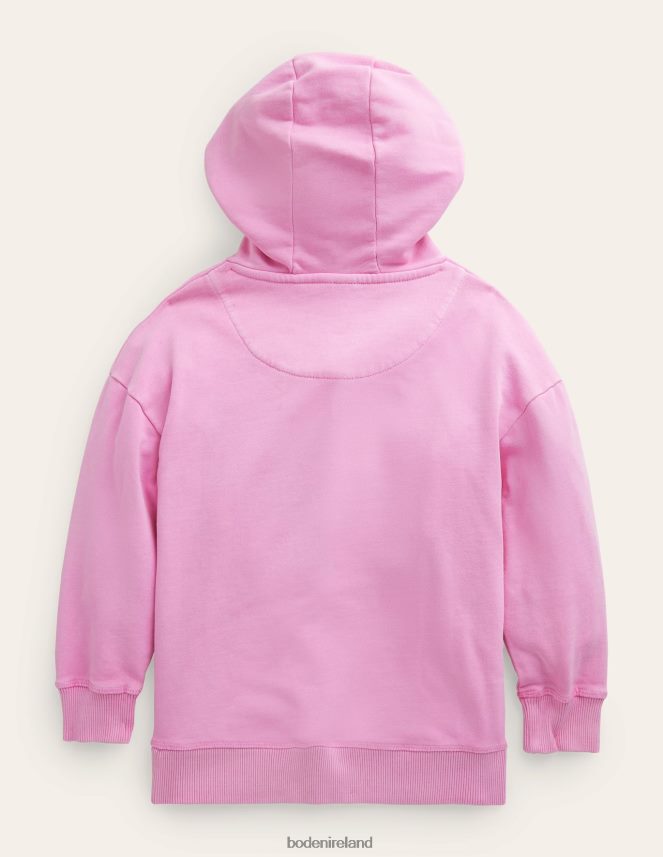 Lilac Chiffon Clothing Garment Dye Hoodie Boden Girls L466L63036