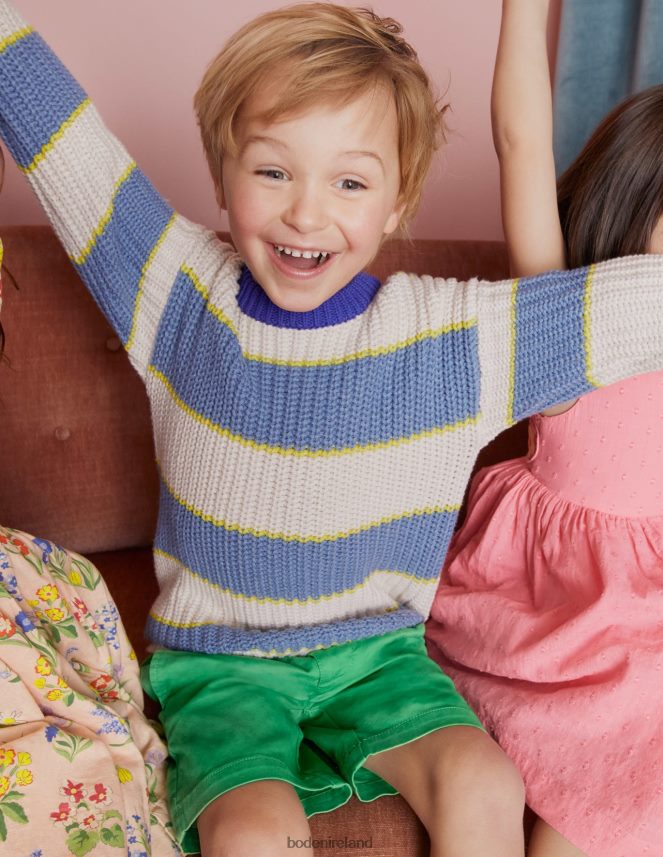 Multi Clothing Dropped Shoulder Rib Jumper Boden Girls L466L63171