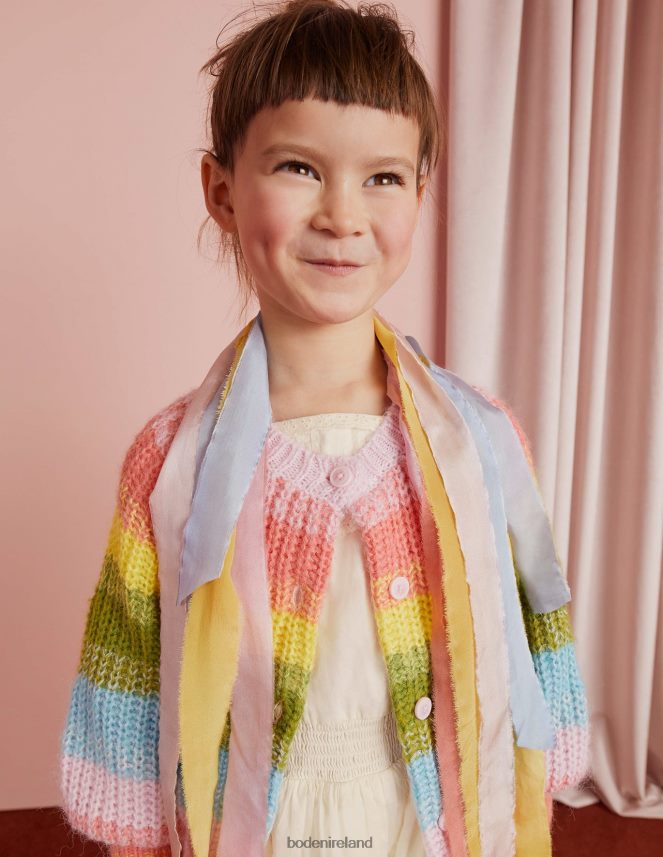 Multi Clothing Ombre Rainbow Cardigan Boden Girls L466L62800
