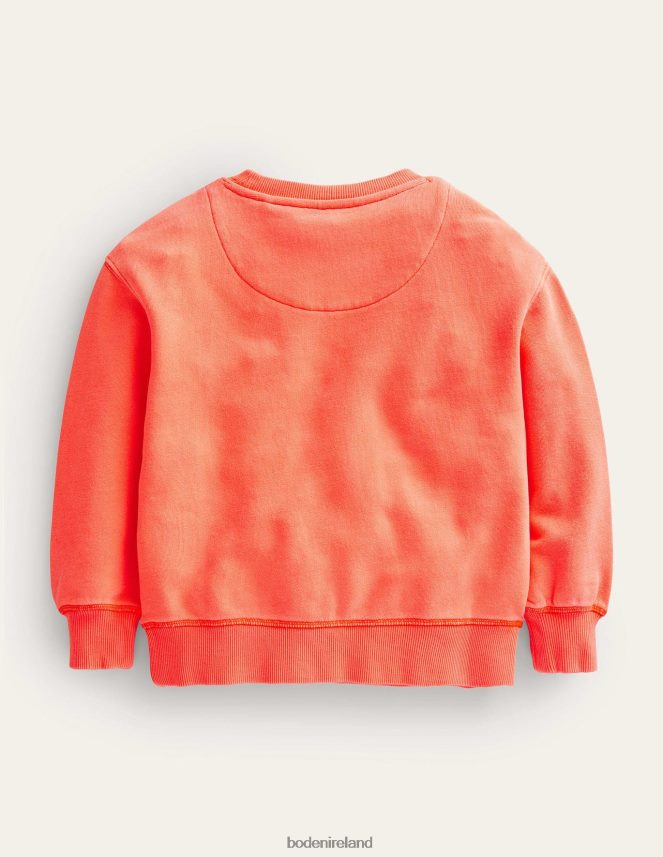 Neon Orange Clothing Supersoft Sweatshirt Boden Girls L466L63205