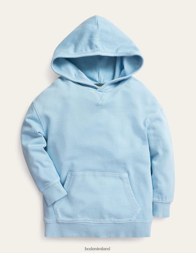Surf Blue Clothing Garment Dye Hoodie Boden Girls L466L63278