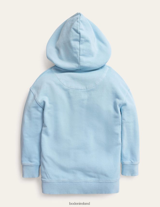 Surf Blue Clothing Garment Dye Hoodie Boden Girls L466L63278