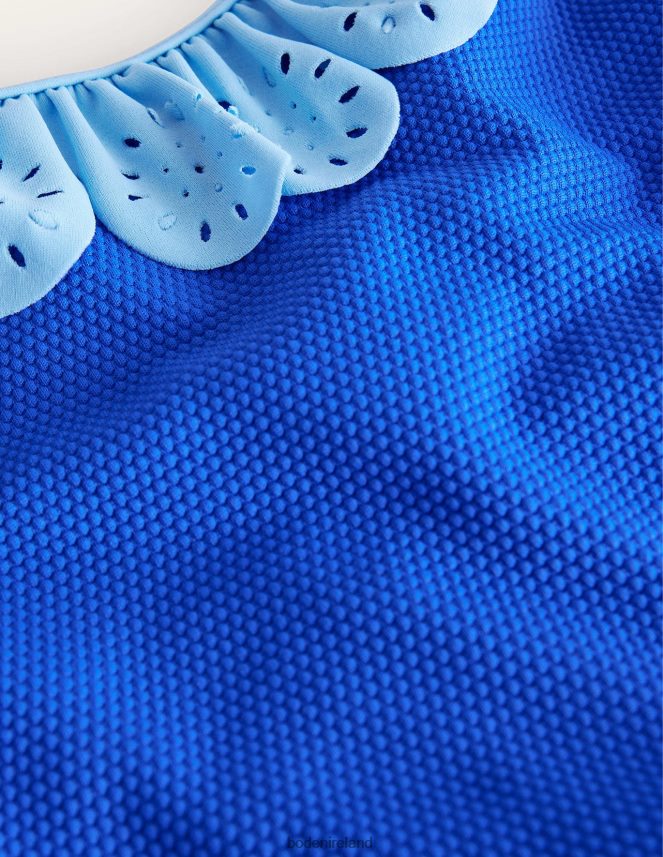 Cobalt Clothing Broderie Frill Swimsuit Boden Girls L466L63237