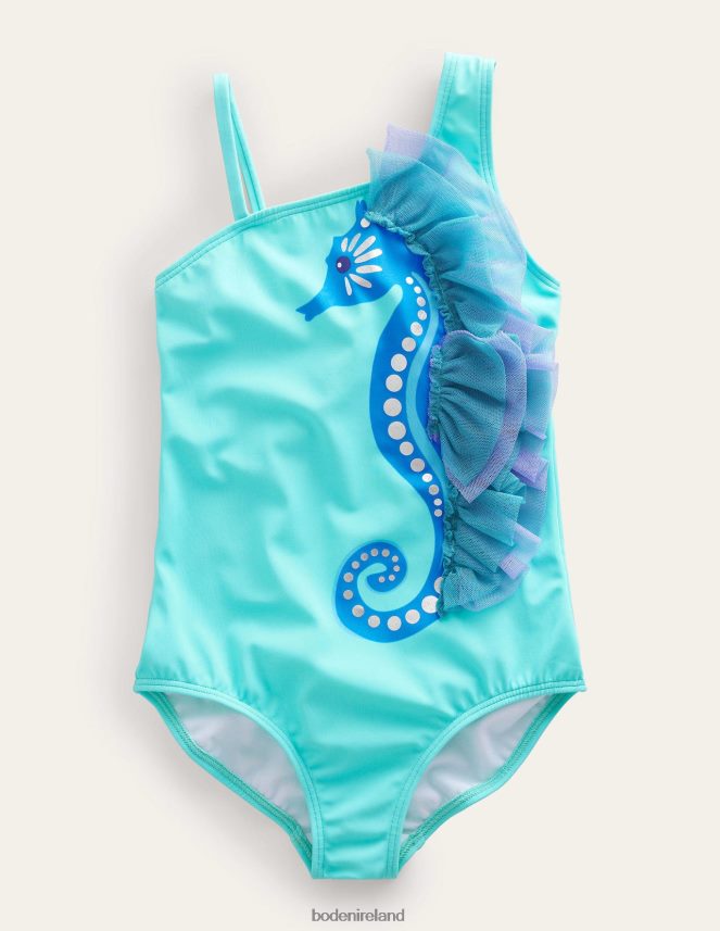 Mint Frost Clothing Seahorse Swimsuit Boden Girls L466L62930