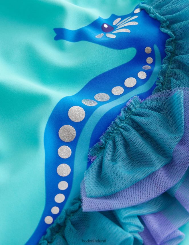 Mint Frost Clothing Seahorse Swimsuit Boden Girls L466L62930