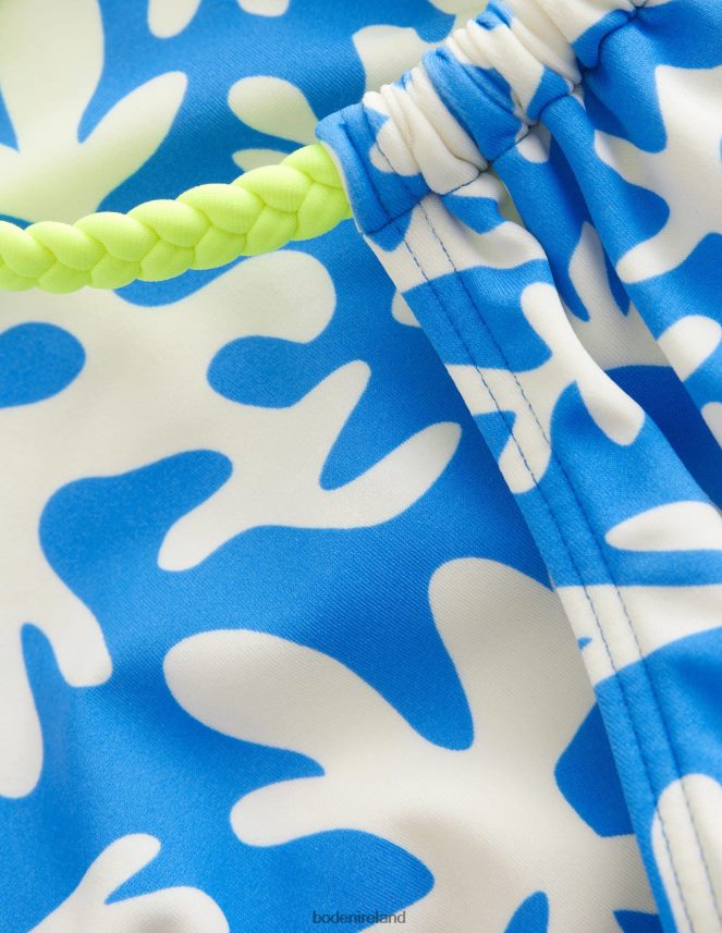 Moroccan Blue Clothing Loop Back Bikini Boden Girls L466L62627