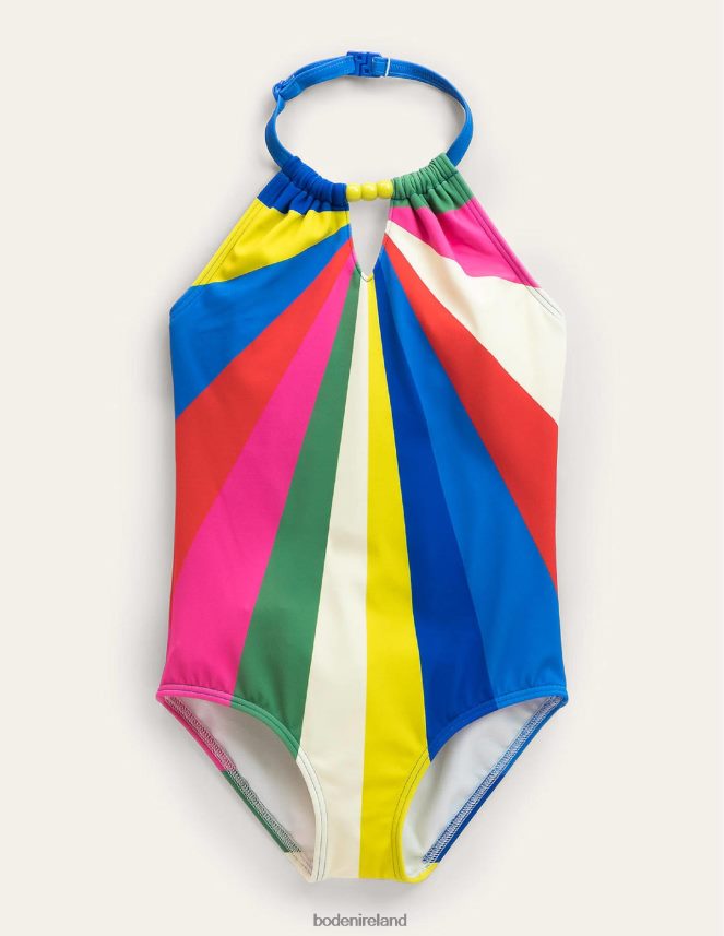 Multi Clothing Halterneck Swimsuit Boden Girls L466L63203