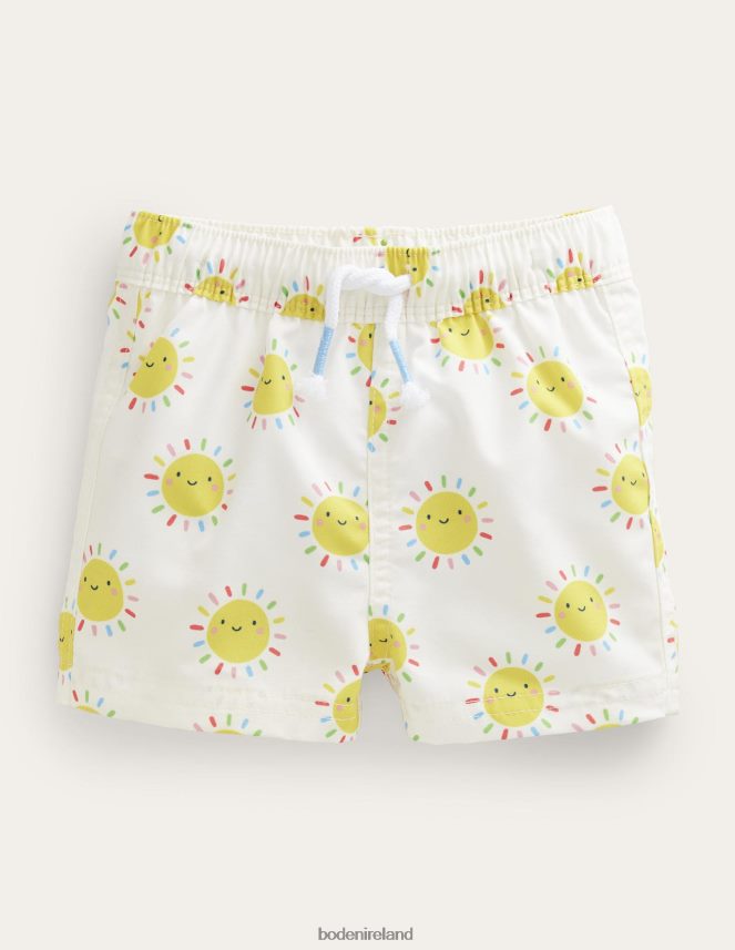Multi Rainbow Suns Clothing Swim Shorts Boden Girls L466L63111