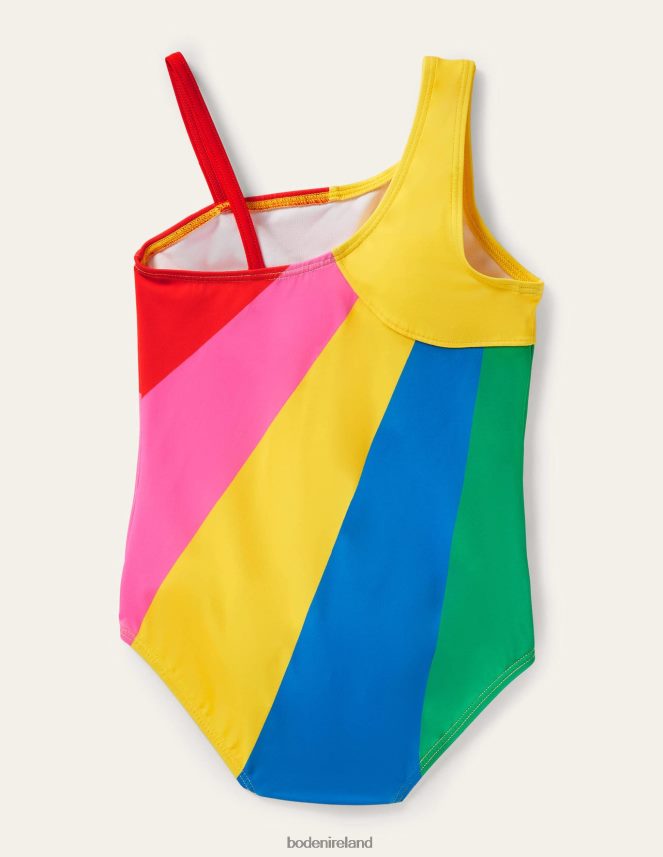 Multi Sunray Clothing One Shoulder Swimsuit Boden Girls L466L63299