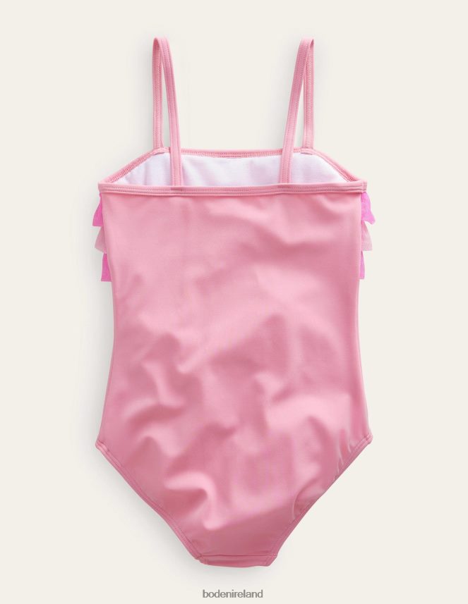 Neon Pink Clothing Tulle Frill Swimsuit Boden Girls L466L62904