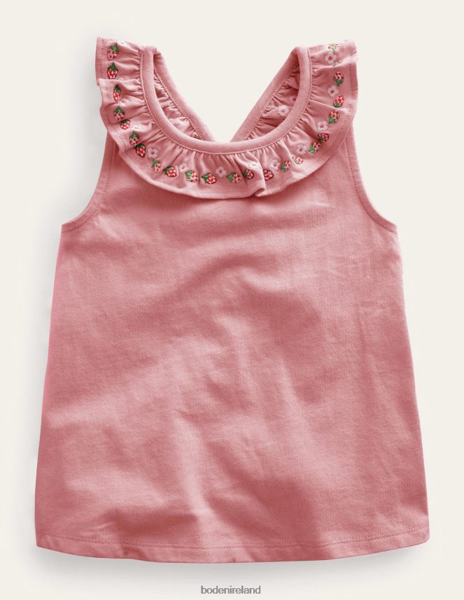 Almond Pink Clothing Cross-back Vest Boden Girls L466L6767