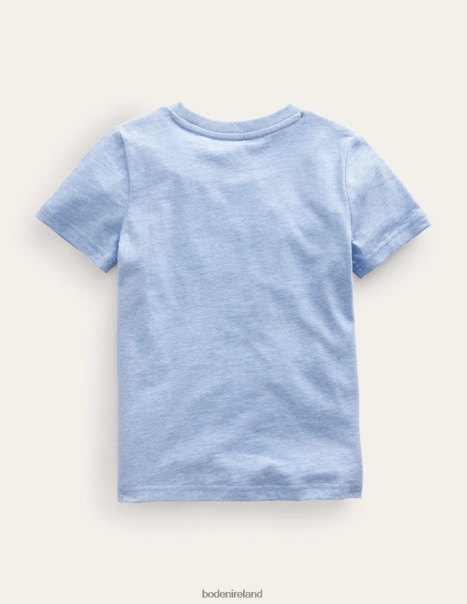 Blue Marl Fruit Clothing Novelty T-shirt Boden Girls L466L63165