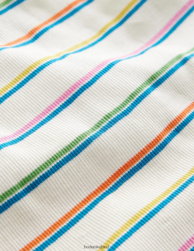 Bright Petal Pink/Island Blue Clothing Cut Away Vest Boden Girls L466L6772