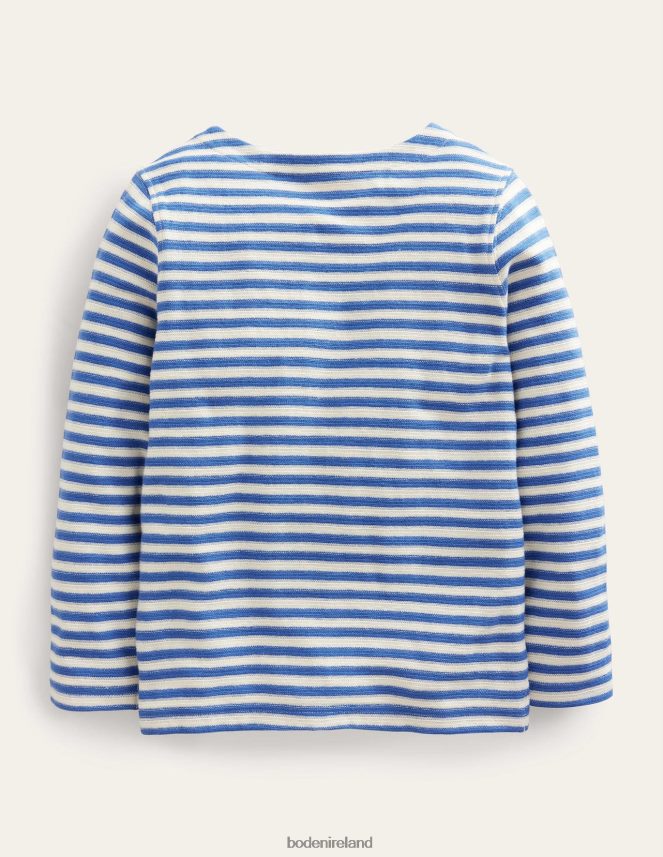 Delft Blue/White Clothing Texture Breton Boden Girls L466L63195