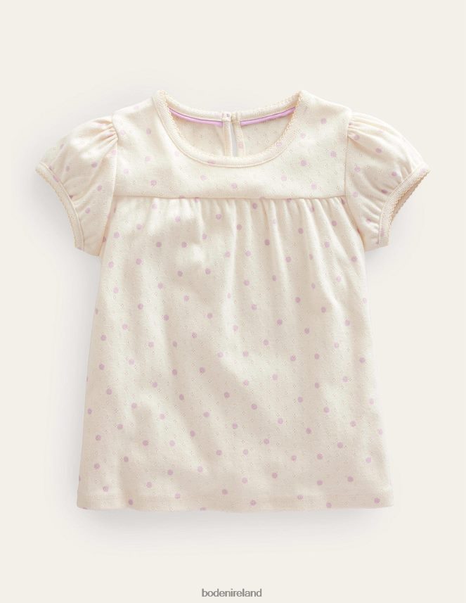 Ivory Clothing Pointelle Top Boden Girls L466L62938