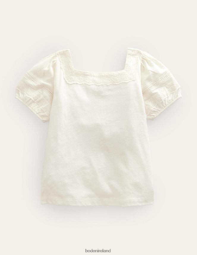 Ivory Clothing Square Neck Swing Top Boden Girls L466L62900