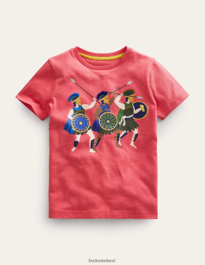Jam Red Clothing Warrior T-shirt Boden Girls L466L63043