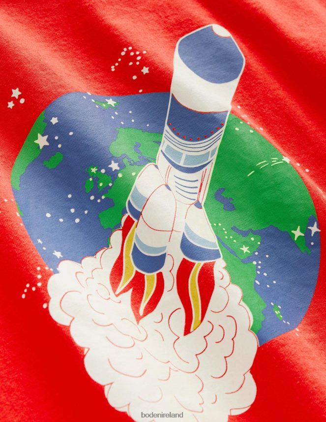 Jam Red Rocket Clothing Relaxed Sporty T-shirt Boden Girls L466L63186