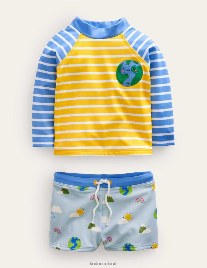 Multi Weather Clothing Fun Rash Vest Set Boden Girls L466L63047