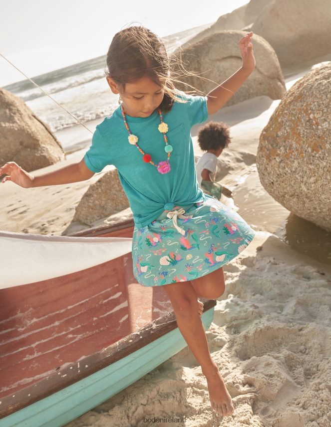 Persian Green Clothing Washed Slub T-shirt Boden Girls L466L63261