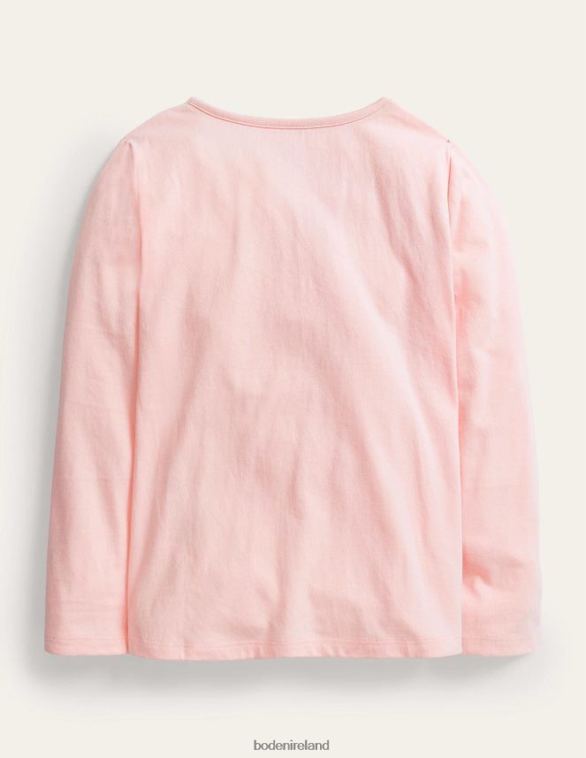 Pink Guinea Pig Clothing Long Sleeve Applique Top Boden Girls L466L63078