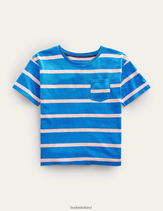 Provence Blue/Pink Clothing Relaxed T-shirt Boden Girls L466L63209