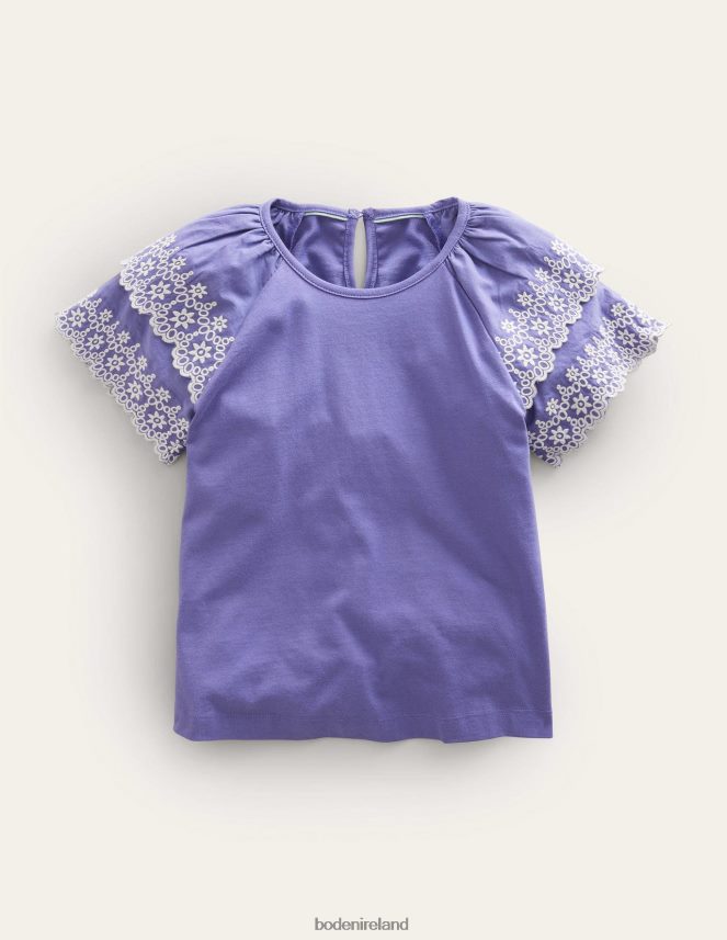 Soft Starboard Clothing Broderie Mix T-shirt Boden Girls L466L63206