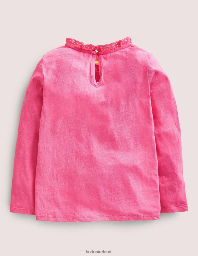 Sweet William Pink Clothing Long Sleeve Heart Pocket Top Boden Girls L466L62982