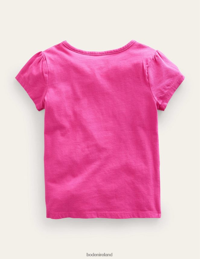 Tickled Pink Sloths Clothing Big Applique Top Boden Girls L466L62870