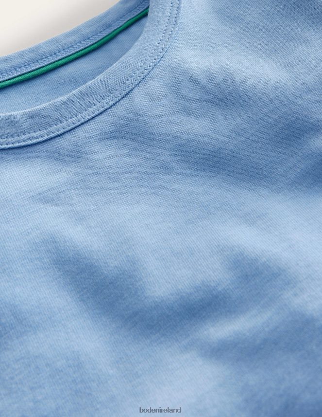 Vista Blue Clothing Ruched Side Tee Boden Girls L466L63032