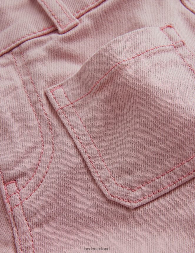 Boto Pink Clothing Cropped Woven Trousers Boden Girls L466L6802