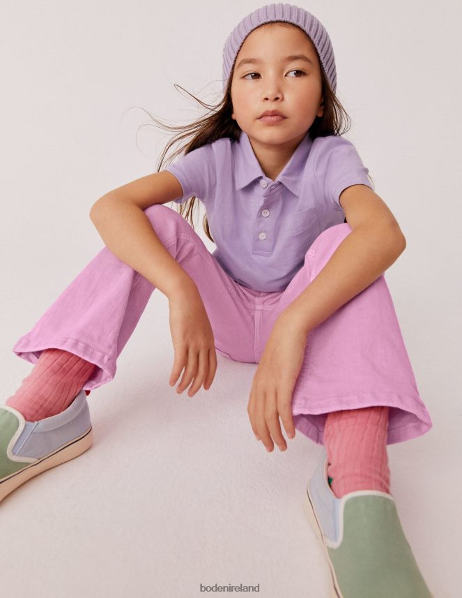 Lilac Pink Clothing Kick Flare Jean Boden Girls L466L63021