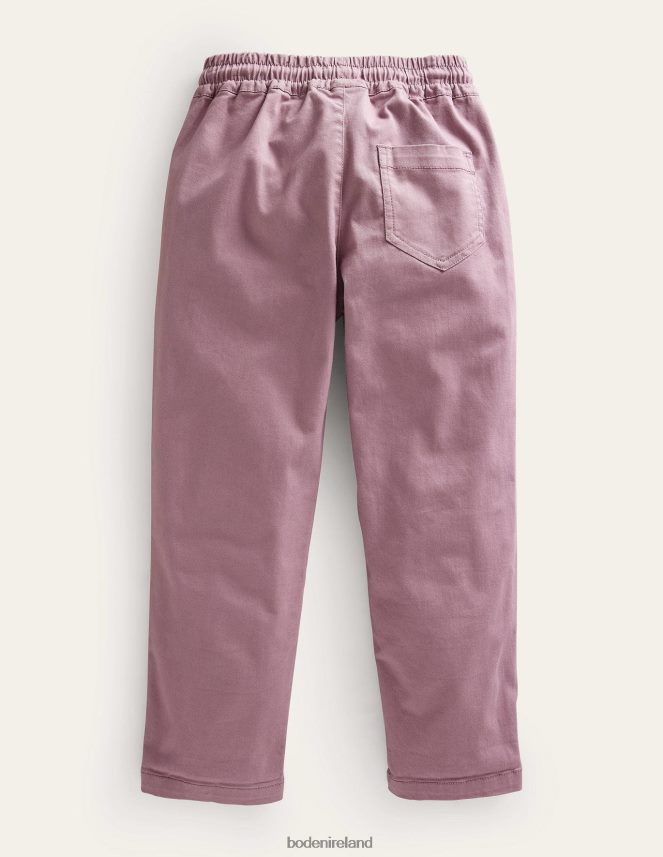 Orchid Haze Clothing Pull-On Twill Trousers Boden Girls L466L62678