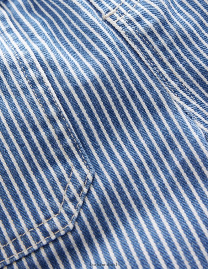 Penzance Blue/Ivory Clothing Woven Bottoms Boden Girls L466L62970