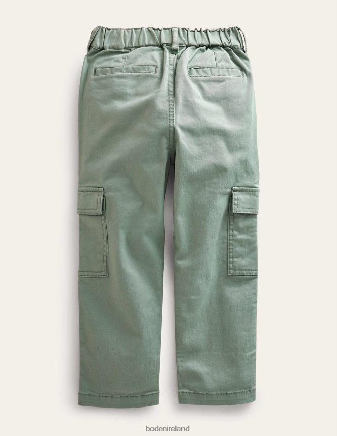 Pottery Green Clothing Cropped Cargo Trousers Boden Girls L466L62712