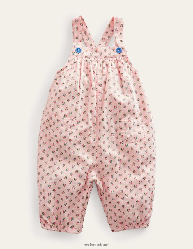 Provence Dusty Pink Clothing Woven Dungaree Boden Girls L466L62995
