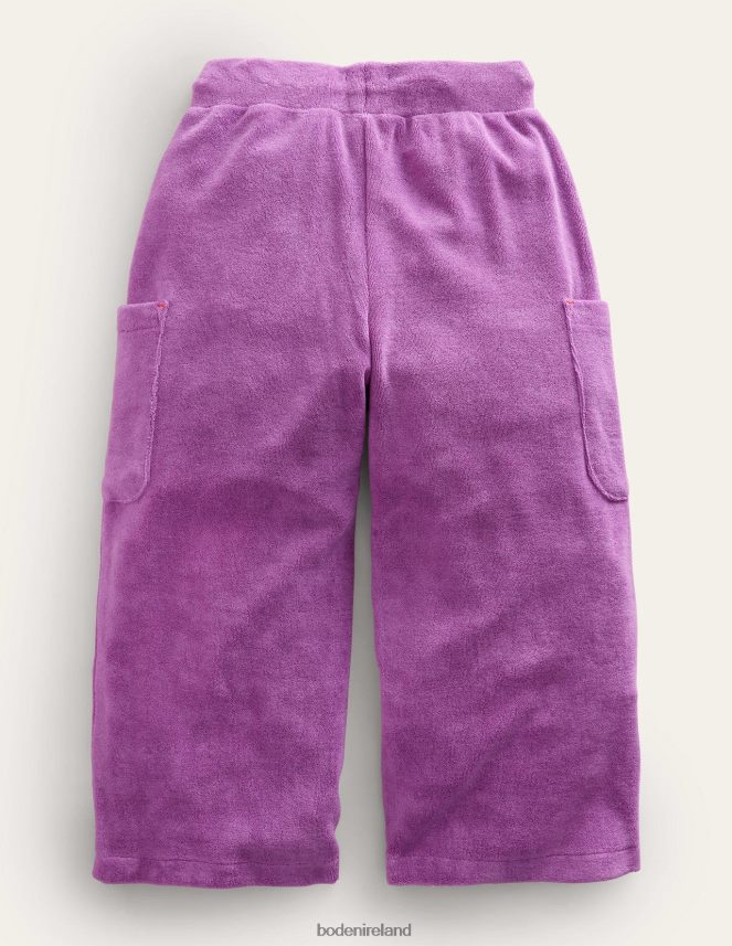 Radiant Orchid Purple Clothing Towelling Cargo Boden Girls L466L62690