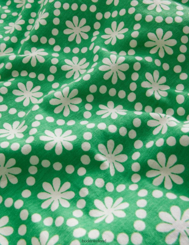 School Green Daisies Clothing Jersey Harem Pant Boden Girls L466L62771