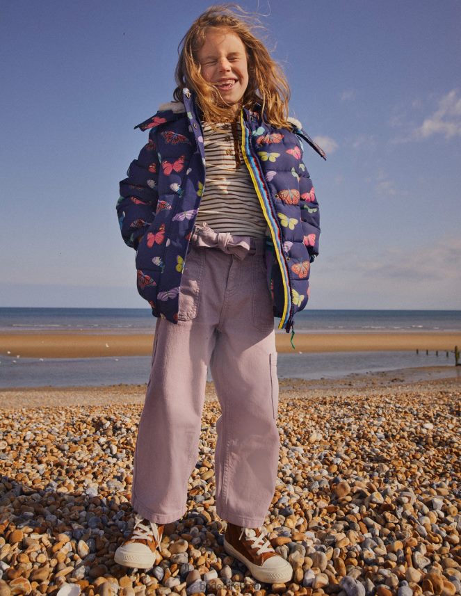 Winsome Orchid Clothing Tie-Waist Cargo Trousers Boden Girls L466L62688