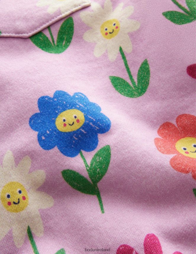 Winsome Pink Flowers Clothing Printed Joggers Boden Girls L466L63046