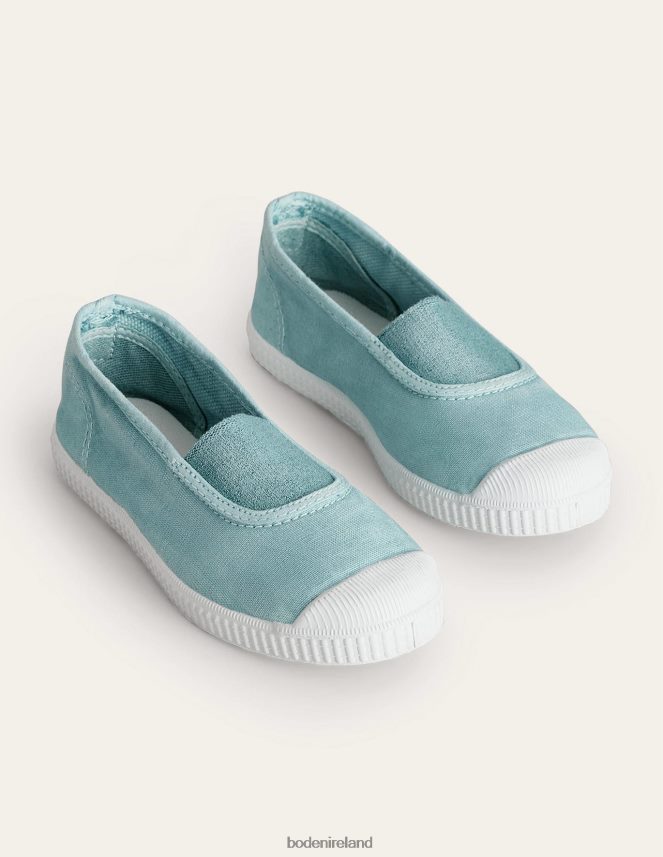 Blue Footwear Canvas Plimsolls Boden Girls L466L6821