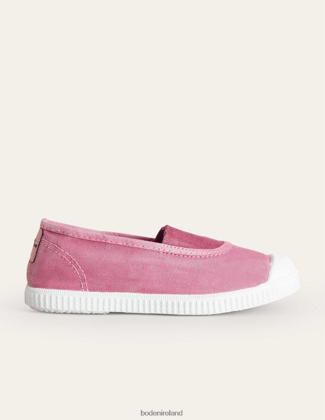 Pink Footwear Canvas Plimsolls Boden Girls L466L6833